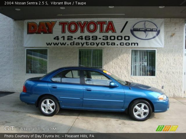 2004 Nissan Sentra 2.5 S in Vibrant Blue
