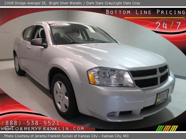 2008 Dodge Avenger SE in Bright Silver Metallic