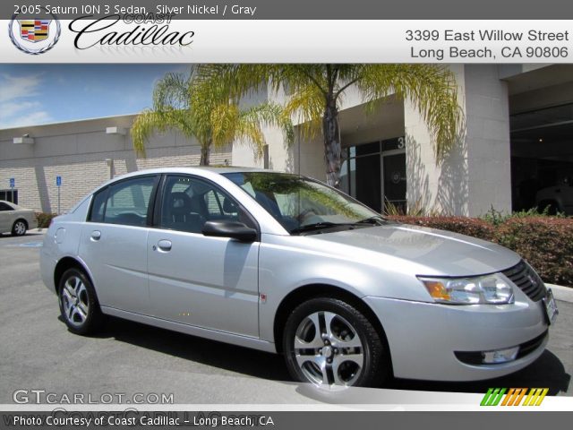 2005 Saturn ION 3 Sedan in Silver Nickel