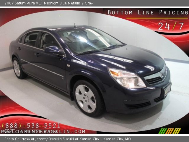 2007 Saturn Aura XE in Midnight Blue Metallic