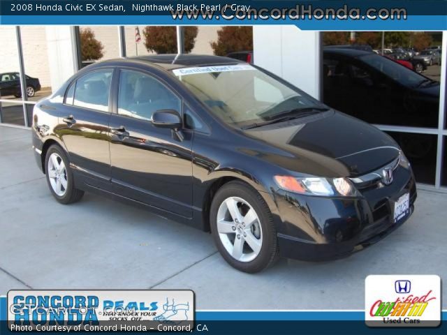 2008 Honda Civic EX Sedan in Nighthawk Black Pearl