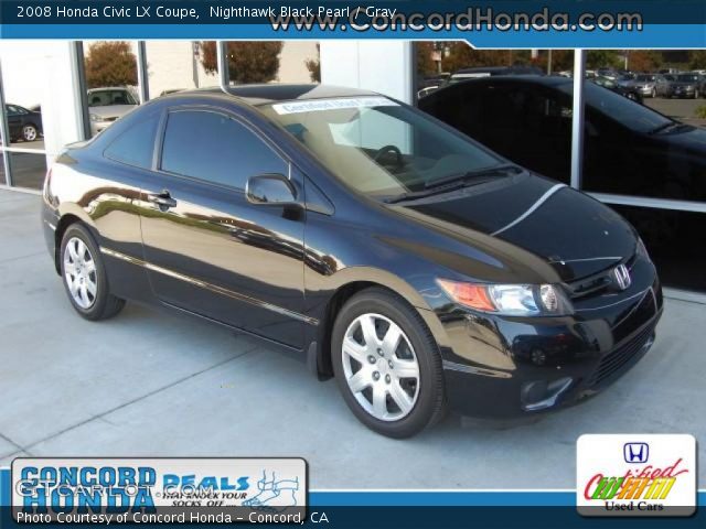 2008 Honda Civic LX Coupe in Nighthawk Black Pearl