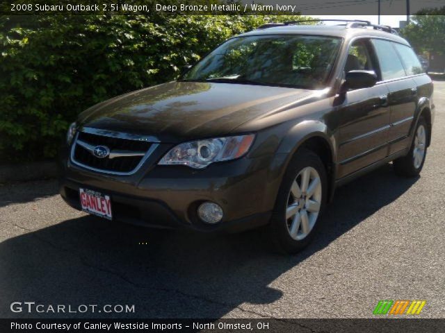2008 Subaru Outback 2.5i Wagon in Deep Bronze Metallic