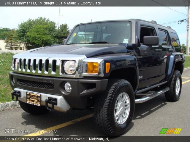 2008 Hummer H3  in Midnight Blue Metallic