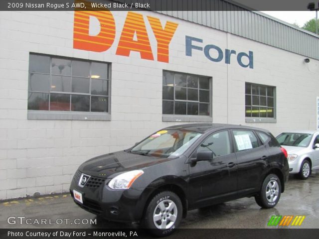 2009 Nissan Rogue S AWD in Wicked Black