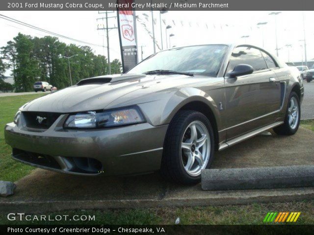 2001 Ford Mustang Cobra Coupe in Mineral Grey Metallic