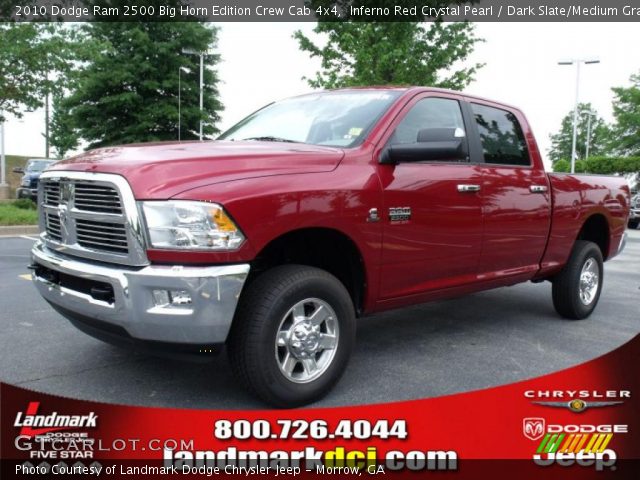2010 Dodge Ram 2500 Big Horn Edition Crew Cab 4x4 in Inferno Red Crystal Pearl