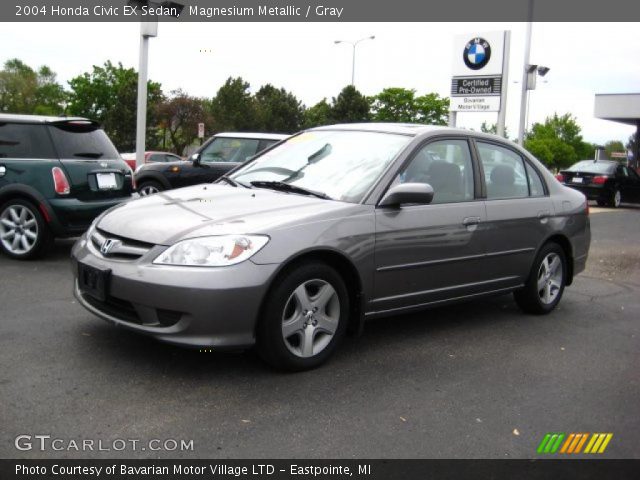 2004 Honda Civic EX Sedan in Magnesium Metallic