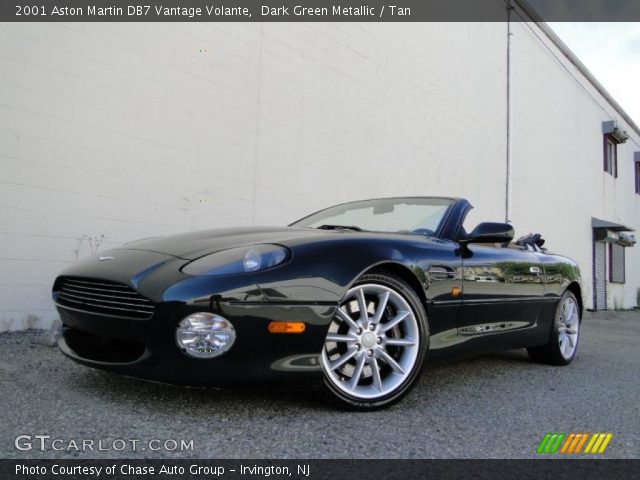 2001 Aston Martin DB7 Vantage Volante in Dark Green Metallic