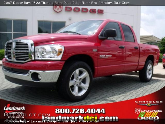 2007 Dodge Ram 1500 Thunder Road Quad Cab in Flame Red