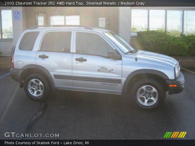 2003 Chevrolet Tracker ZR2 4WD Hard Top in Silverleaf Metallic