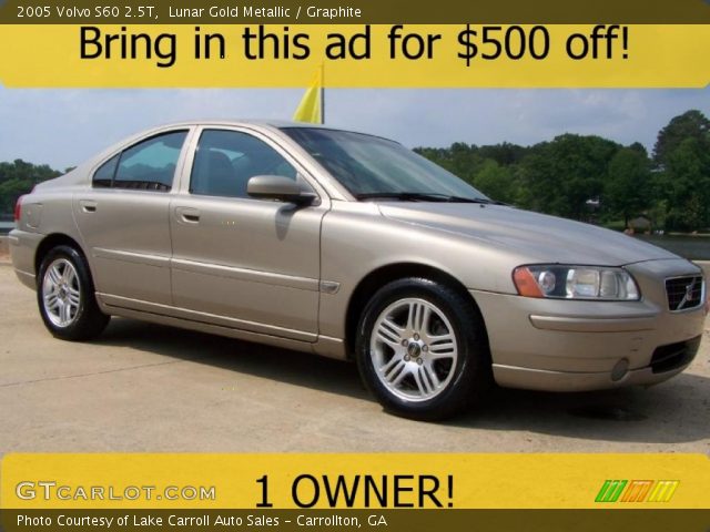 2005 Volvo S60 2.5T in Lunar Gold Metallic