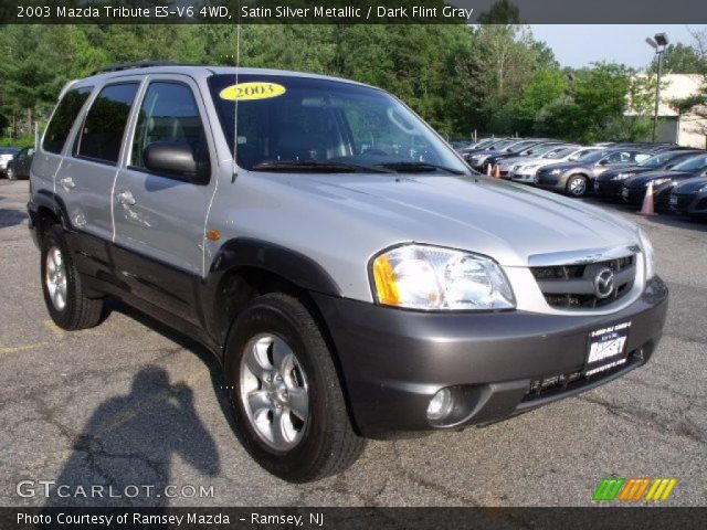 2003 Mazda Tribute ES-V6 4WD in Satin Silver Metallic