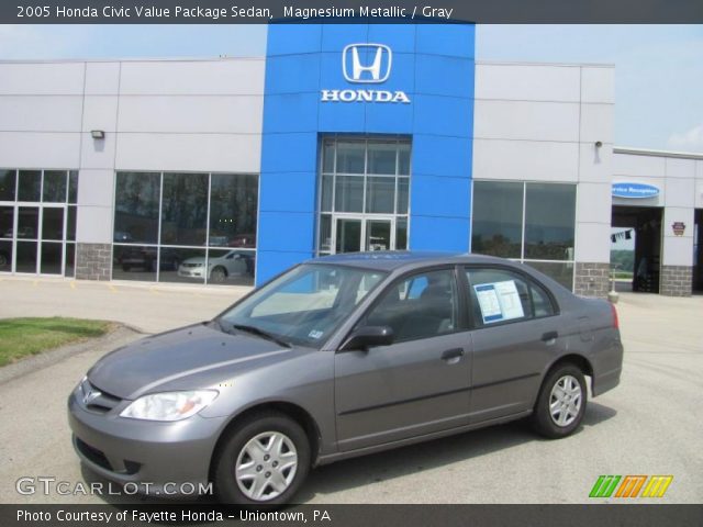 2005 Honda Civic Value Package Sedan in Magnesium Metallic