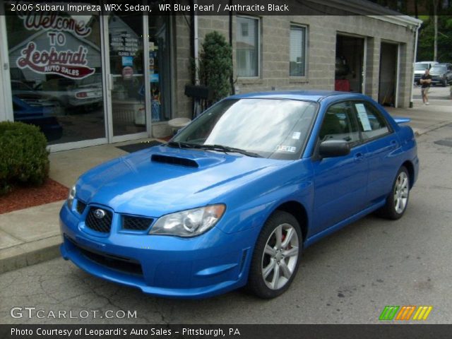 2006 Subaru Impreza WRX Sedan in WR Blue Pearl