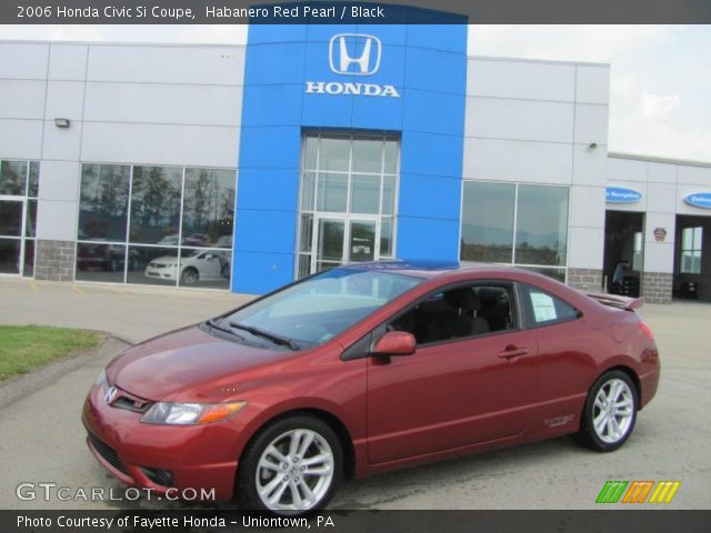 2006 Honda Civic Si Coupe in Habanero Red Pearl