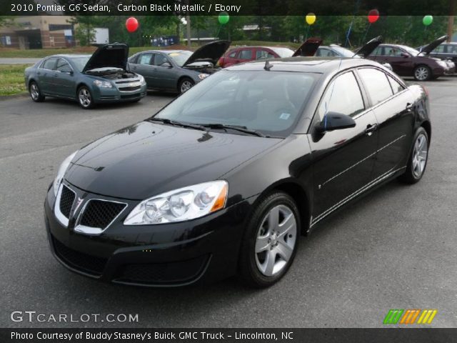 2010 Pontiac G6 Sedan in Carbon Black Metallic
