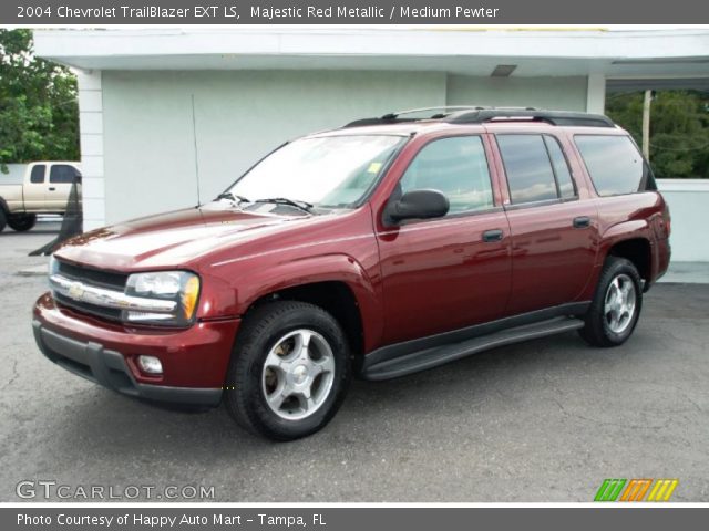 2004 Chevrolet TrailBlazer EXT LS in Majestic Red Metallic