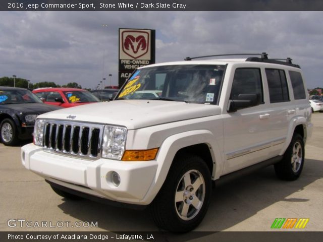 2010 Jeep Commander Sport in Stone White