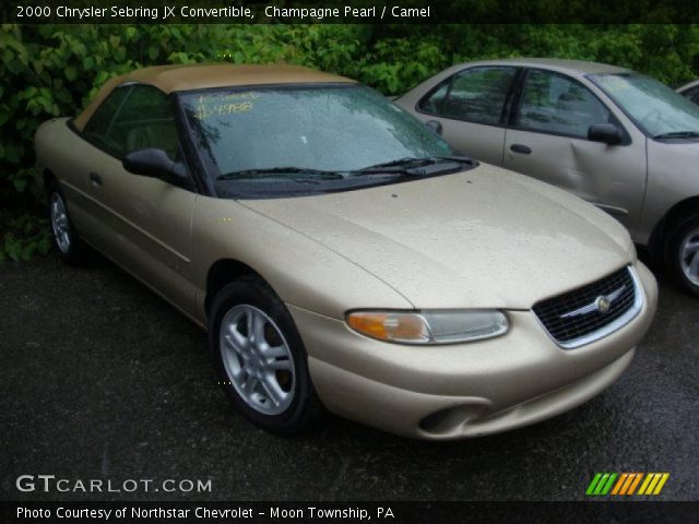 2000 Chrysler Sebring JX Convertible in Champagne Pearl