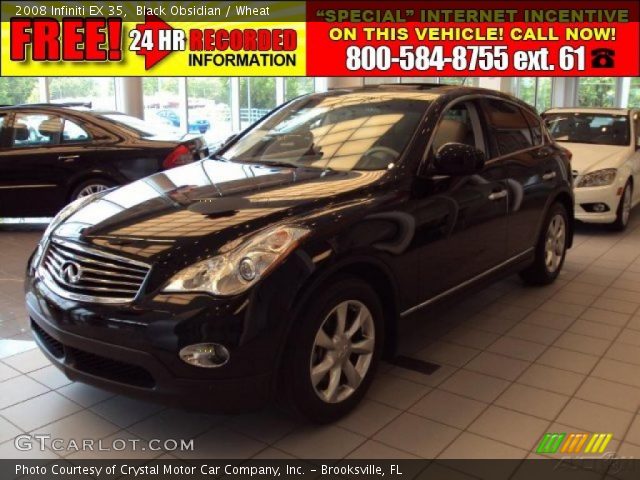 2008 Infiniti EX 35 in Black Obsidian