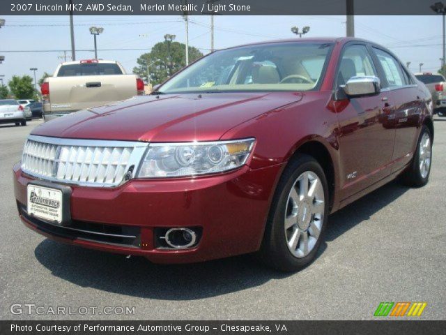 2007 Lincoln MKZ AWD Sedan in Merlot Metallic