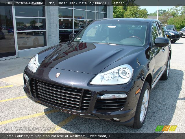 2008 Porsche Cayenne Turbo in Basalt Black Metallic