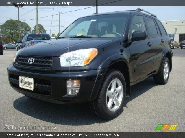 2003 Toyota RAV4 4WD in Black