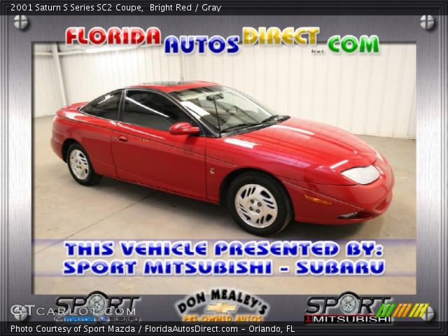 2001 Saturn S Series SC2 Coupe in Bright Red