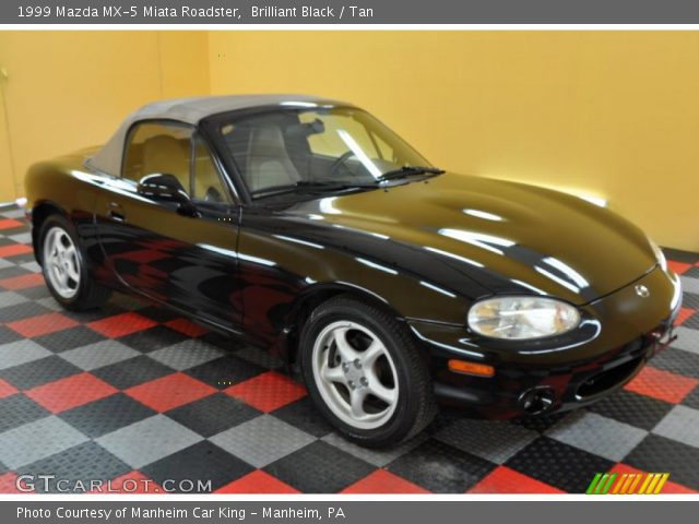 1999 Mazda MX-5 Miata Roadster in Brilliant Black