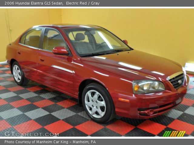 2006 Hyundai Elantra GLS Sedan in Electric Red