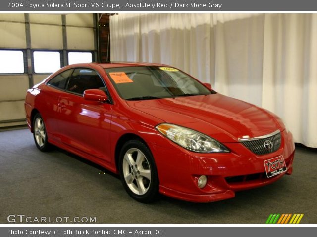 2004 Toyota Solara SE Sport V6 Coupe in Absolutely Red