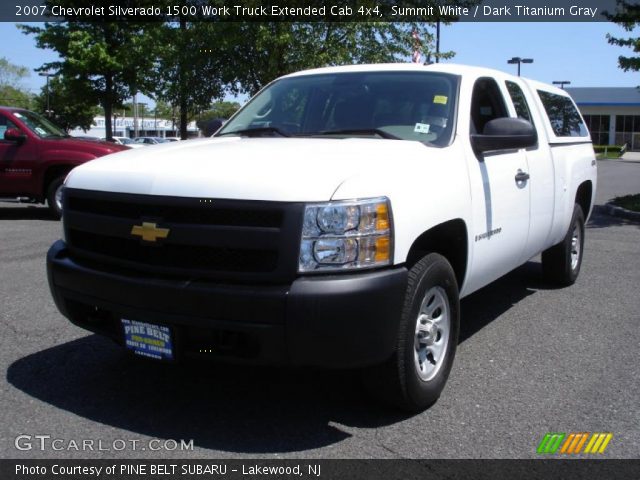 2007 Chevrolet Silverado 1500 Work Truck Extended Cab 4x4 in Summit White