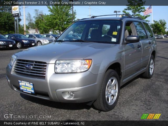 2007 Subaru Forester 2.5 X in Crystal Gray Metallic