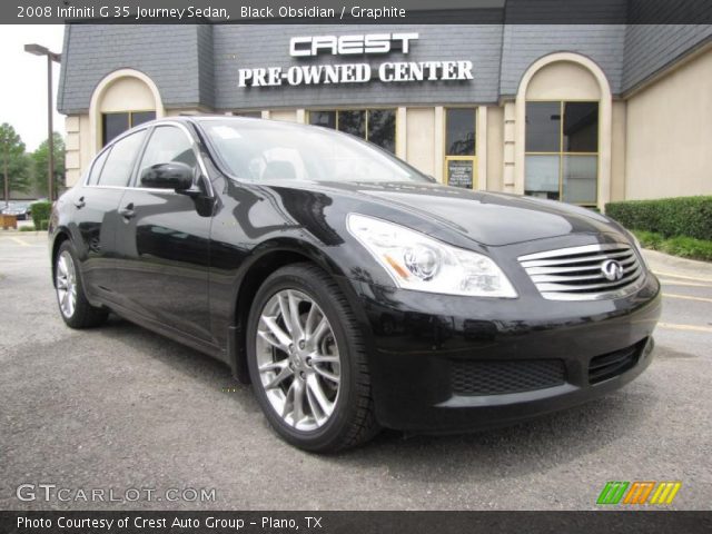 2008 Infiniti G 35 Journey Sedan in Black Obsidian