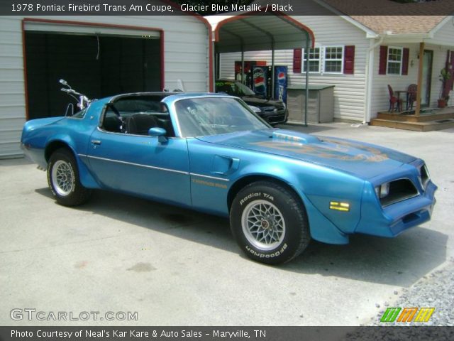 1978 Pontiac Firebird Trans Am Coupe in Glacier Blue Metallic