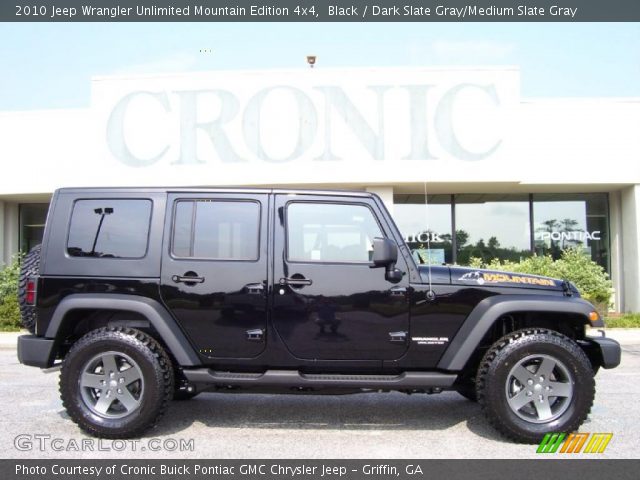 2010 Jeep Wrangler Unlimited Mountain Edition 4x4 in Black