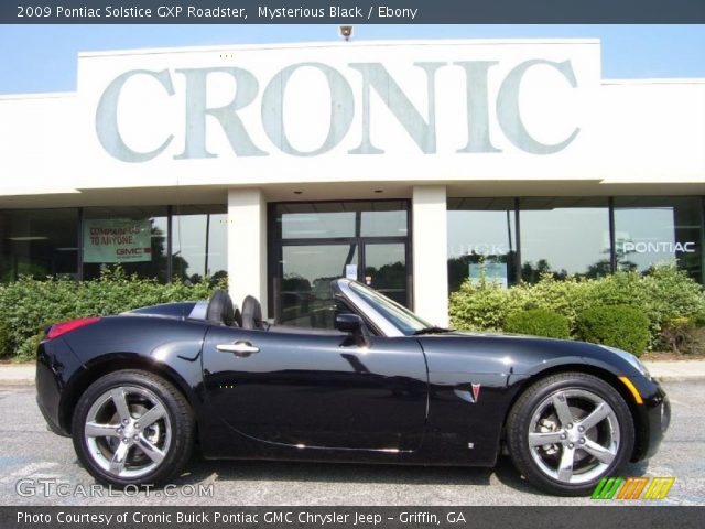 2009 Pontiac Solstice GXP Roadster in Mysterious Black