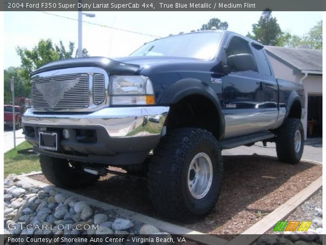 2004 Ford F350 Super Duty Lariat SuperCab 4x4 in True Blue Metallic