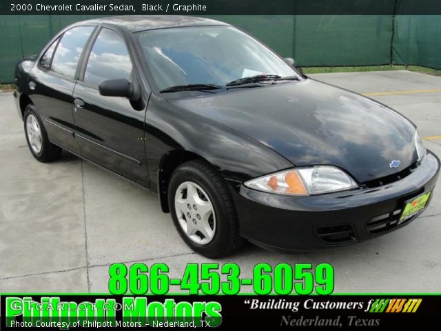 2000 Chevrolet Cavalier Sedan in Black