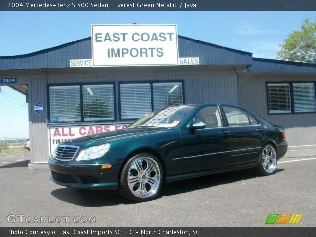 2004 Mercedes-Benz S 500 Sedan in Everest Green Metallic