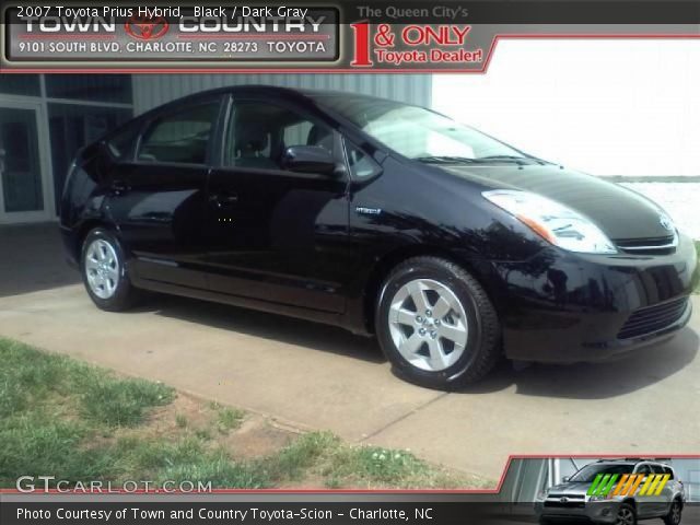 2007 Toyota Prius Hybrid in Black