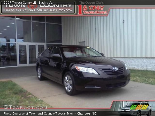 2007 Toyota Camry LE in Black