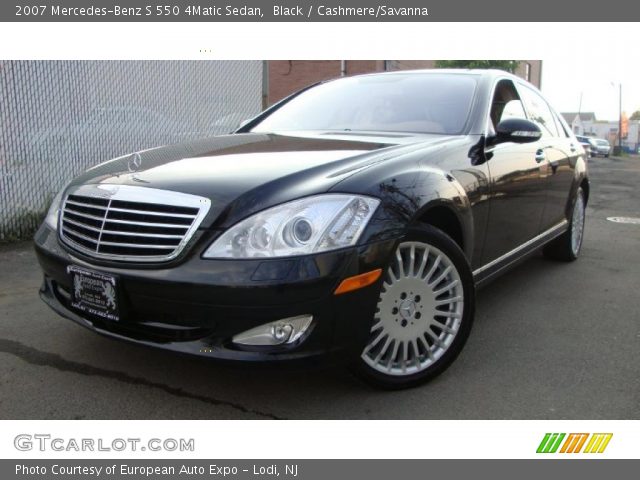 2007 Mercedes-Benz S 550 4Matic Sedan in Black