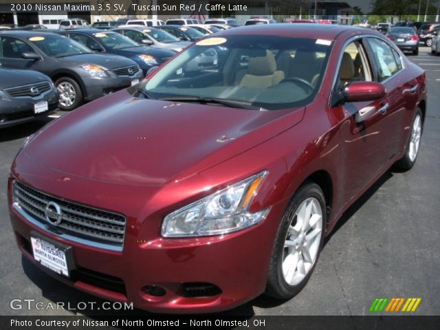 2010 Nissan Maxima 3.5 SV in Tuscan Sun Red