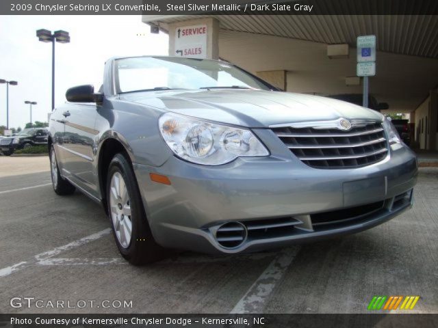 2009 Chrysler Sebring LX Convertible in Steel Silver Metallic