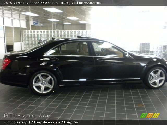 2010 Mercedes-Benz S 550 Sedan in Black
