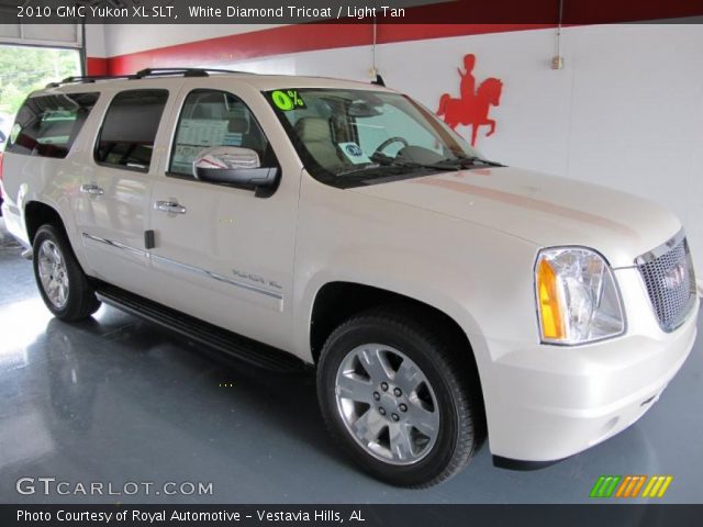 2010 GMC Yukon XL SLT in White Diamond Tricoat