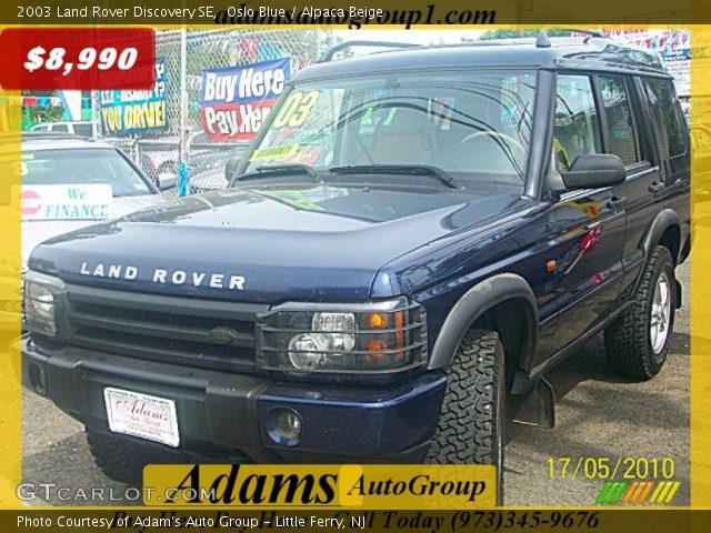 2003 Land Rover Discovery SE in Oslo Blue