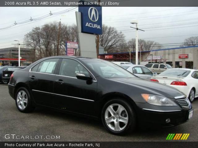 2008 Acura RL 3.5 AWD Sedan in Nighthawk Black Pearl